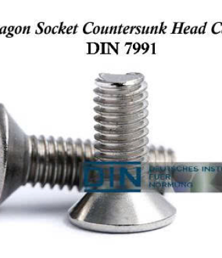 Bulong Din 7991: Bu lông đầu chìm lục giác tiêu chuẩn cho liên kết thẩm mỹ